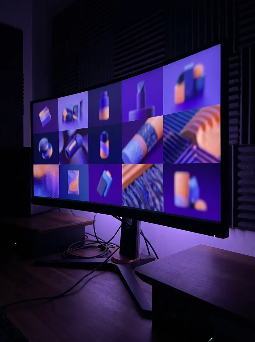 Product shots: AI creative concept